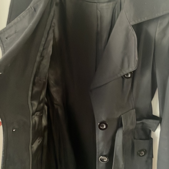 BEDO Black Trench Coat - Picture 4 of 5